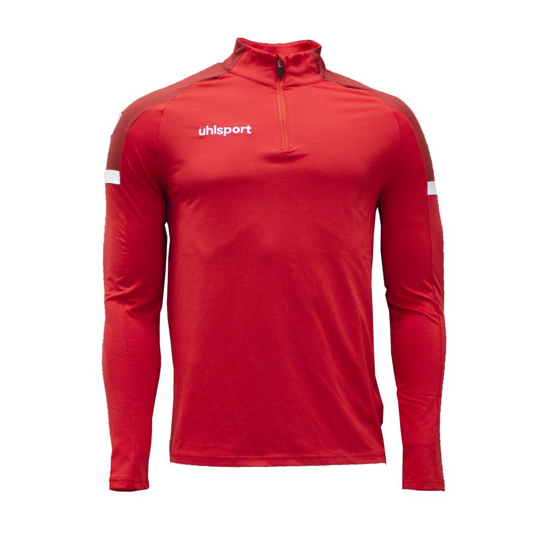 Uhlsport Energy Kırmızı Antrenman Sweatshirt Yarım Fermuar 1101803